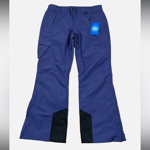 Slalom Purple Blue Ski Snowboard Cargo Pant